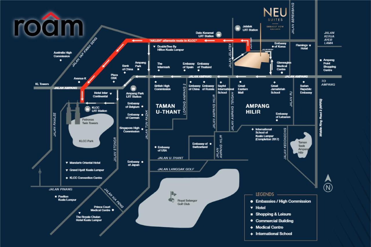 Neu Suites Residence, Embassy Row Kuala Lumpur Buitenkant foto